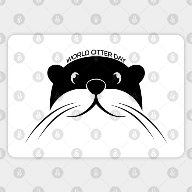 World Otter Day Magnet by HolidayBug